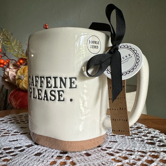 Rae Dunn ceramic “Caffeine Please” coffee mug - Picture 3 of 7